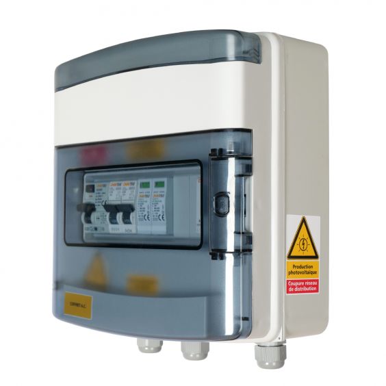 Coffret photovoltaique AC 3KW + compteur d'énergie OHMTEC