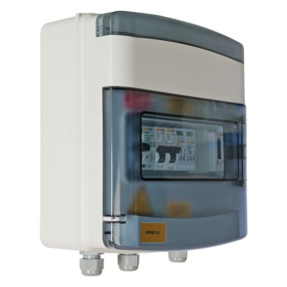 Coffret photovoltaique AC 4,5KW + compteur d'énergie OHMTEC