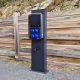 Borne de camping 4 prises CEE 16A avec protection et robinet OHMTEC