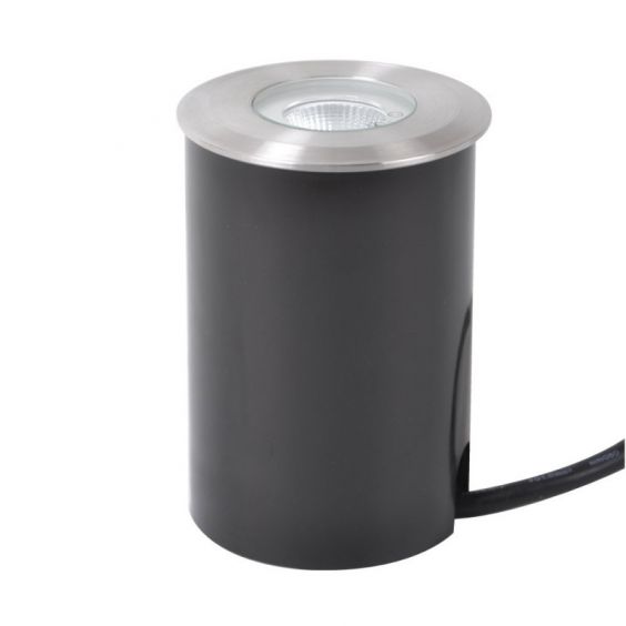 Spot Extérieur Encastrable Sol LED 3W Alu Brossé WOLTZ