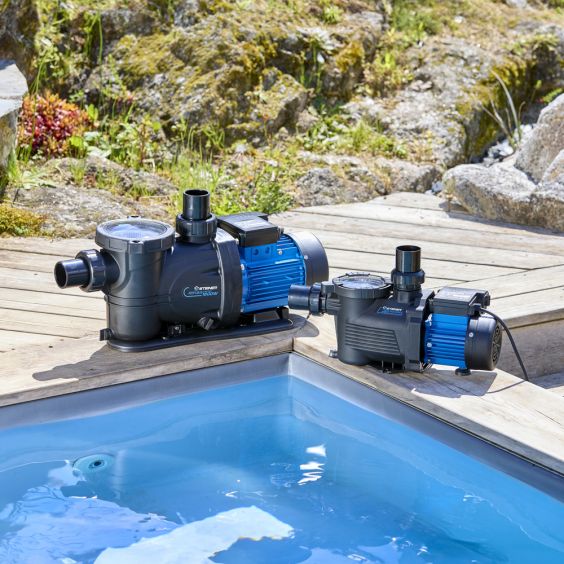 Pompe Filtration Piscine Hors Sol et Enterrée 800W 19m³/h Auto Amorçante STEINER