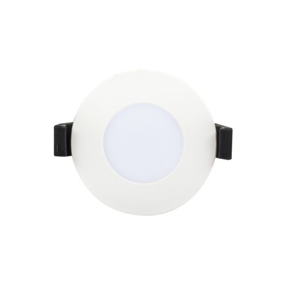 Spot encastrable fixe LED 6W RT 2012 3000K rond variable recouvrable WOLTZ