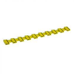 Protection pour peigne horizontal de câblage – 10 modules NALTO
