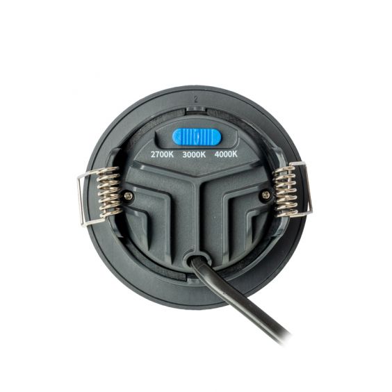 Spot noir encastré orientable LED 5W IP65 CCT RT2012/RE2020 WOLTZ