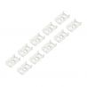 Lot de 10 clips PC pour Ruban Led COB 230V IP65 12mm réf 812593 et réf 812594