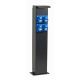 Potelet camping 80cm 4 prises CEE 16A avec protection OHMTEC