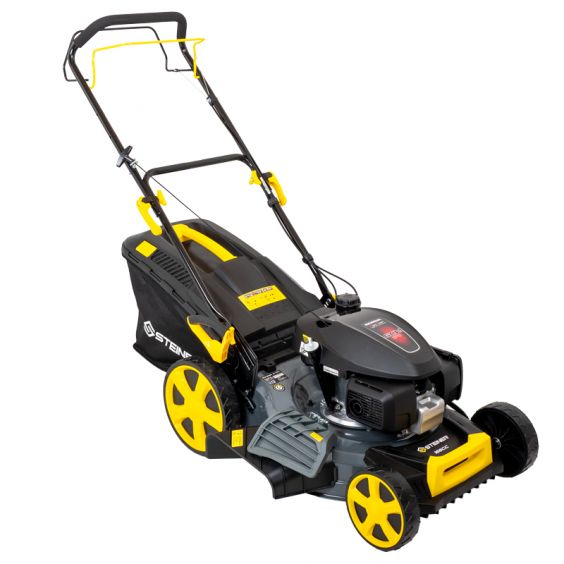 Tondeuse thermique tractée 4 en 1 mulching 51cm moteur HONDA 166 cm³ STEINER