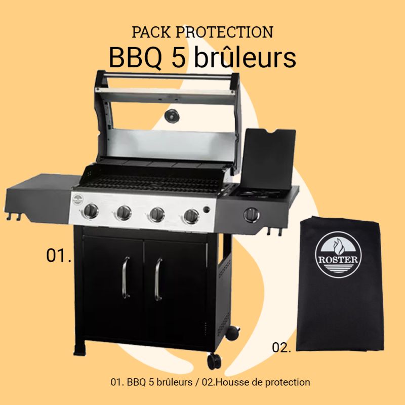 Roues De Rechange 15,2 Cm Pour Barbecues à Gaz – Résistantes à La Chaleur, Noir Avec Enjoliveur