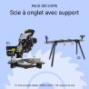 Scie à onglet 1700W 210 mm laser STEINER + support