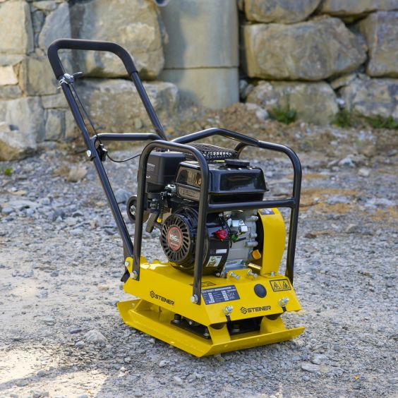 Plaque Vibrante de Compactage 15kN 196cc 450X350mm STEINER