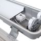 Réglette étanche à tubes LED 2x18W CCT 125cm IP65 WOLTZ
