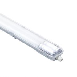 Réglette étanche à tubes LED 2x18W CCT 125cm IP65 WOLTZ