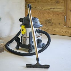 Aspirateur eau et poussières 20L inox 1200W sans sac + fonction souffleur STEINER