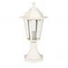 Borne Lumineuse Extérieure 60W E27 Plastique Blanc ELINA