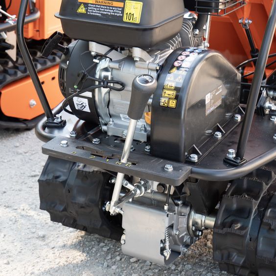 Brouette thermique 196cc benne extensible charge 300Kg + lame chasse-neige