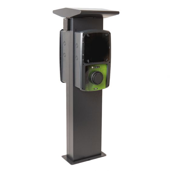 Borne de recharge véhicule électrique avec module de paiement par carte bancaire – 2 prises T2S 7,4 KW OHMTEC