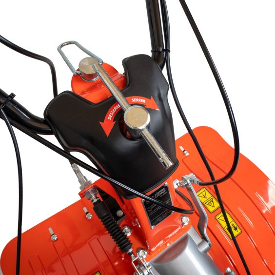 Motoculteur - Motobineuse thermique essence 8CV - 223cc à engrenages + 8 fraises + 2 roues + buteur ST PIERRE DU CHAMP