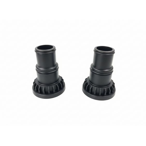 Jeu de 2 raccords cannelés Ø32/38mm pour électrolyseur STEINER