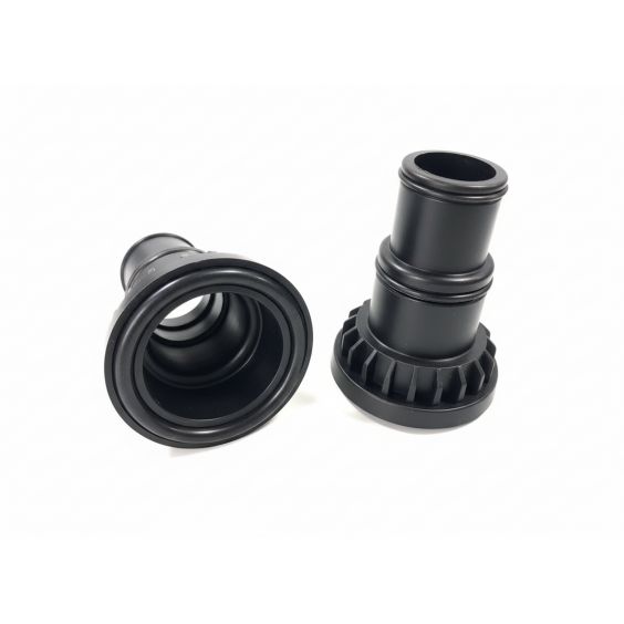 Jeu de 2 raccords cannelés Ø32/38mm pour électrolyseur STEINER