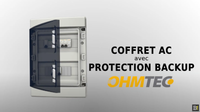 Coffret photovoltaïque AC 3kW avec protection backup